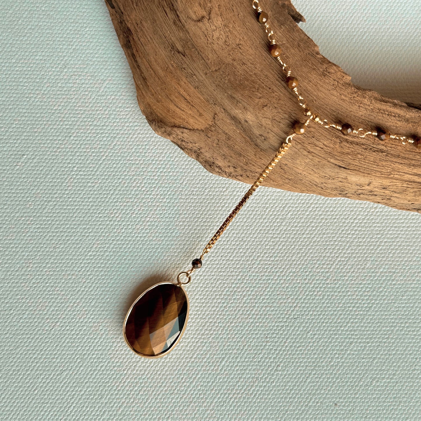 Tiger Eye Stone Necklace