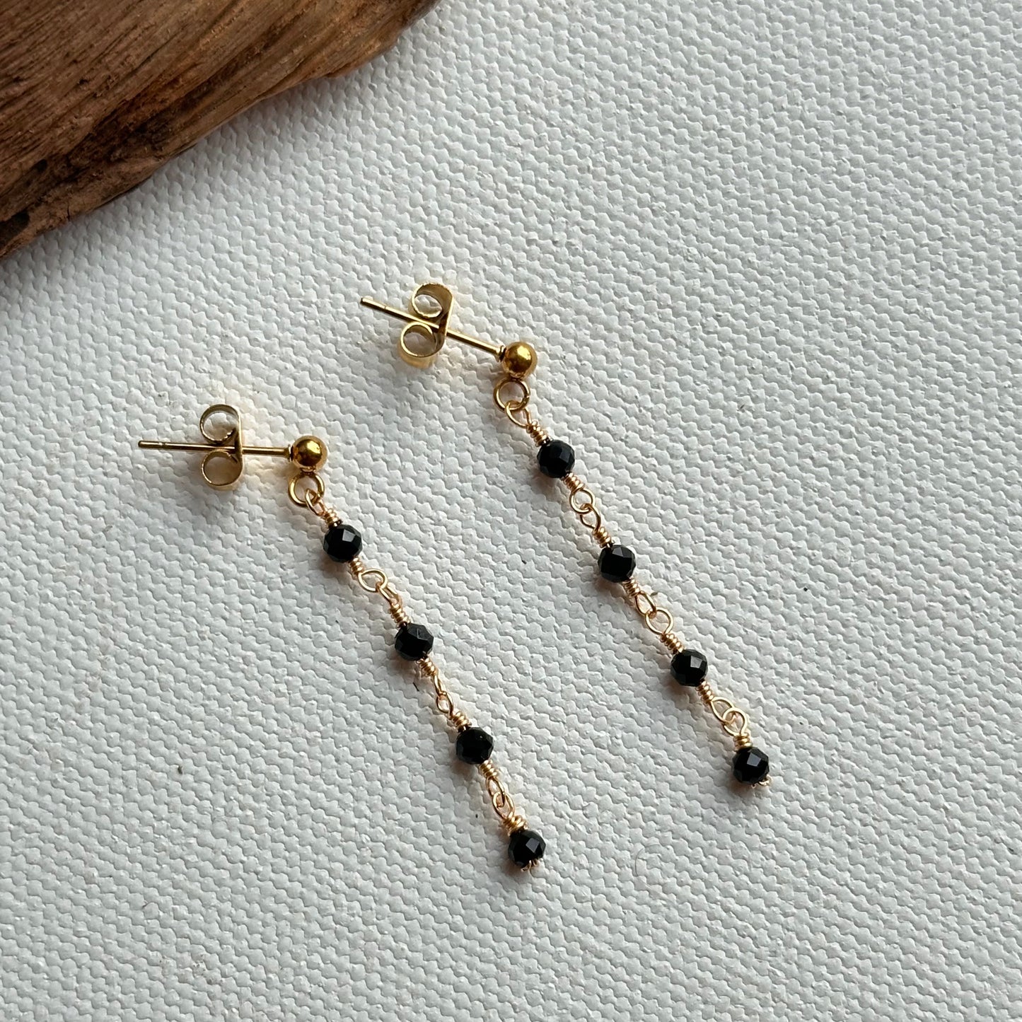 Onyx Dainty Earrings