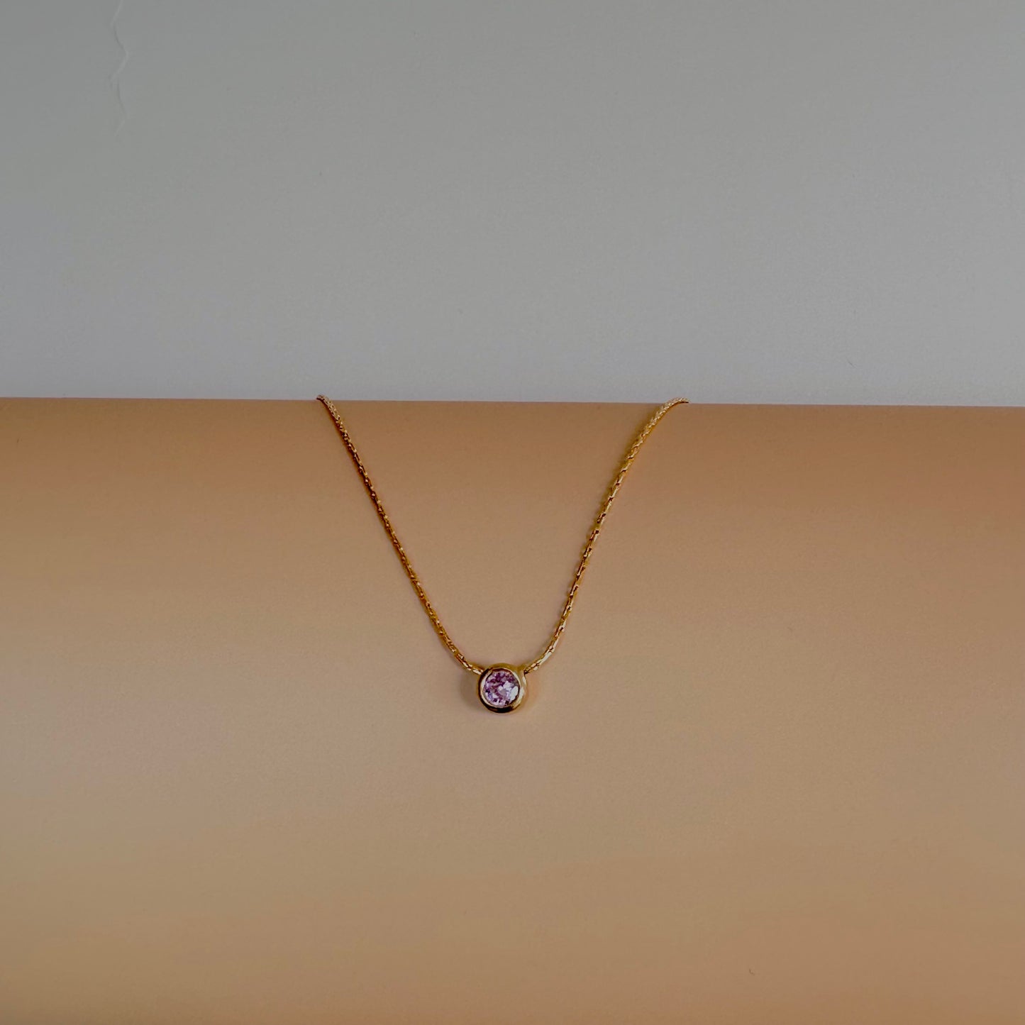 Minimalist Zircon Necklace