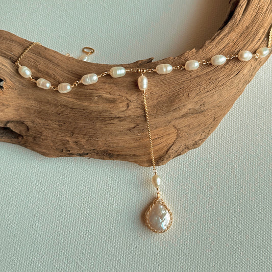 White Pearl Necklace